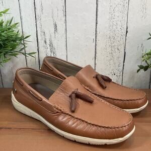 Bosi Men's Rogesi Leather Loafers Moccasins Size 38